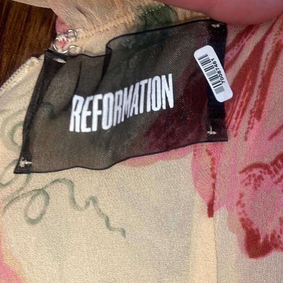 Reformation Odessa off the shoulder Dress "Botany" Floral 2 - Picture 7 of 15